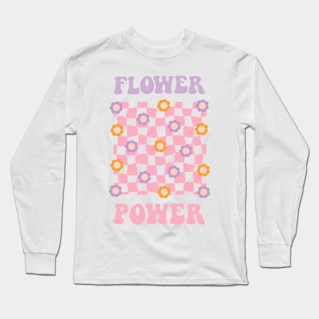 FLOWER POWER Long Sleeve T-Shirt by Viaire